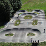 r2025 Montgenevre pumptrack construction creation entreprise 2025 chantier Monetier été ammenagement vtt bike