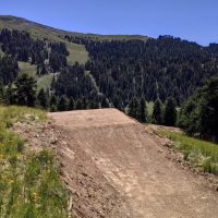 Chantier risoul bike park terassement btp pro service loisir